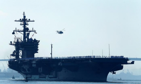 Mỹ điều tàu sân bay đến bán đảo Triều Tiên