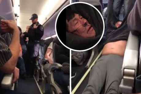 Không nhường chỗ, khách hàng của United Airlines bị lôi ngược xuống máy bay