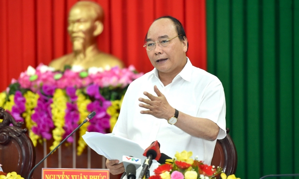 Thủ tướng Nguyễn Xuân Phúc làm việc với lãnh đạo tỉnh Trà Vinh 