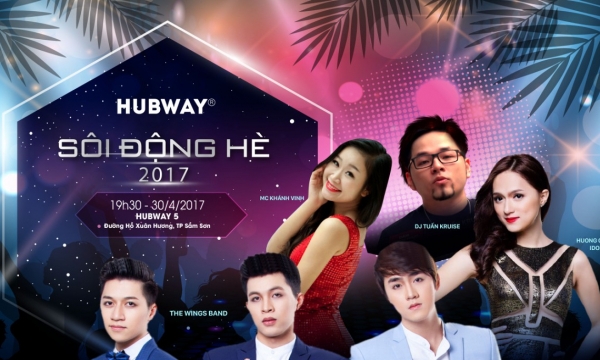 Hương Giang Idol “thả dáng” giữa nhóm The Wings tại Hubway Sầm Sơn