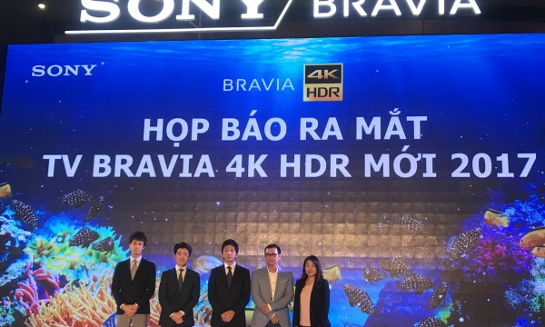 Sony Electronics Việt Nam ra mắt loạt tivi 4K HDR 2017