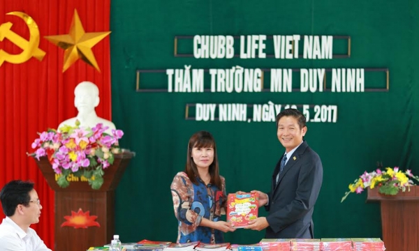 Chubb life tài trợ 2,5 tỷ đồng xây dựng ngôi trường thứ 7 tại Việt Nam