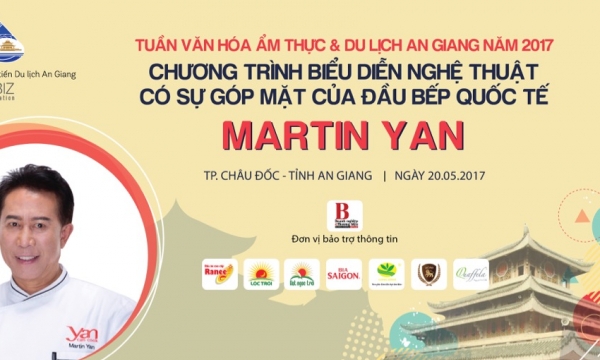 Vua bếp Martin Yan đến An Giang 'khuấy động' hoạt động văn hóa ẩm thực