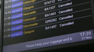 British Airways thông báo hủy, hoãn chuyến bay