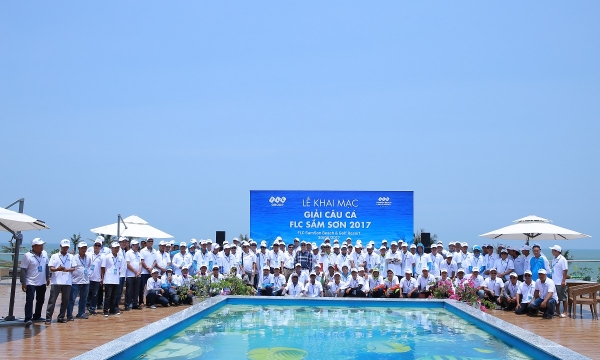 150 cần thủ tranh tài trong Giải câu cá FLC Sầm Sơn 2017