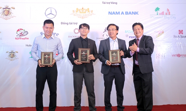 Nam A Bank ưu đãi thẻ Mastercard Platinum tại giải Golf Đà Lạt Open Championship 2017