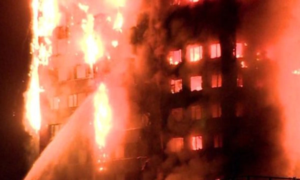 Cháy tòa cao ốc ở London và Trung Quốc, nhiều người còn mắc kẹt bên trong 