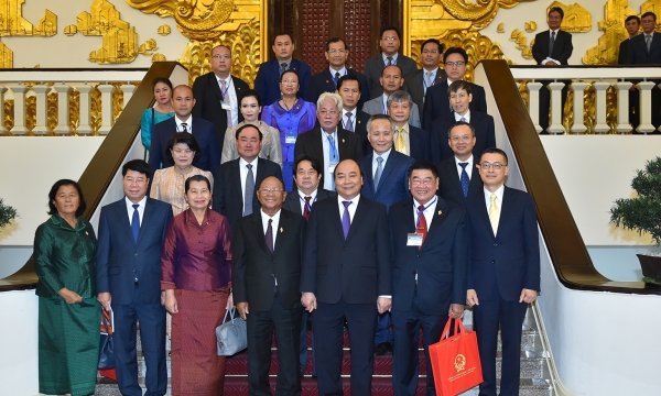 Thủ tướng Nguyễn Xuân Phúc tiếp Chủ tịch Quốc hội  Campuchia