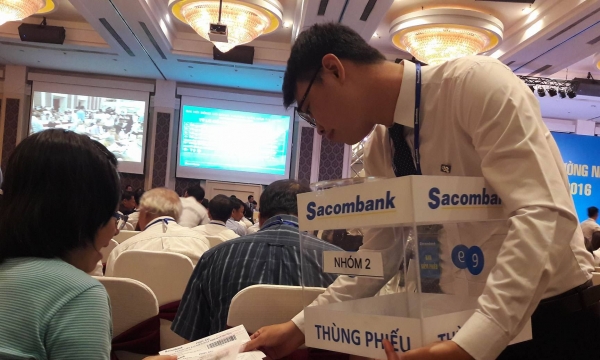 Khai mạc ĐH cổ đông Sacombank: Đã thông qua tờ trình bầu HĐQT và BKS nhiệm kỳ 2017-2021