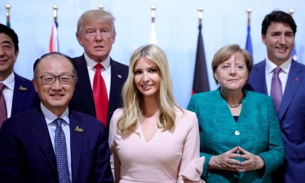 Ivanka Trump “ngồi thế chỗ bố” tại G20