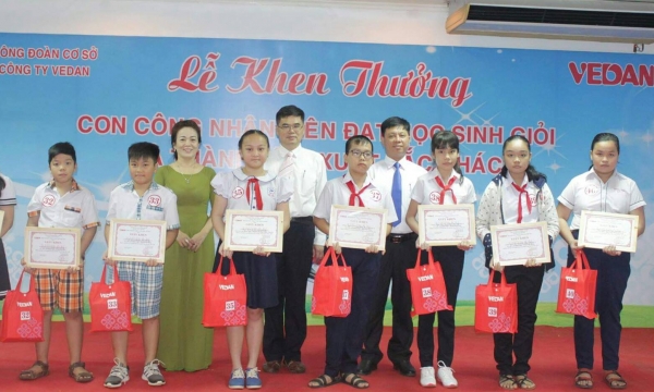 Vedan Việt Nam trao học bổng cho 700 con em công nhân viên