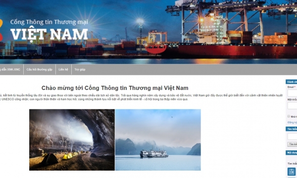 Ra mắt Cổng Thông tin thương mại Việt Nam