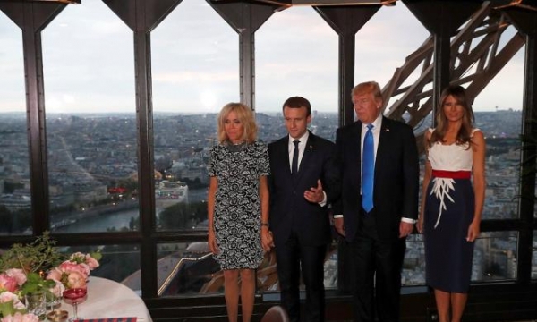 Chùm ảnh Tổng thống Trump cùng Đệ nhất phu nhân Melania tại Paris 