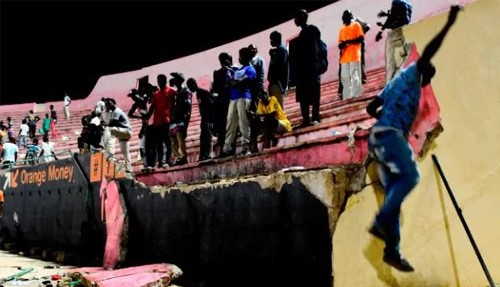 Senegal: tường sân vận động đổ sập, 8 người chết, 60 bị thương 