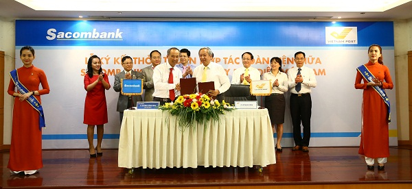 Sacombank hợp tác toàn diện với Tổng công ty Bưu điện Việt Nam