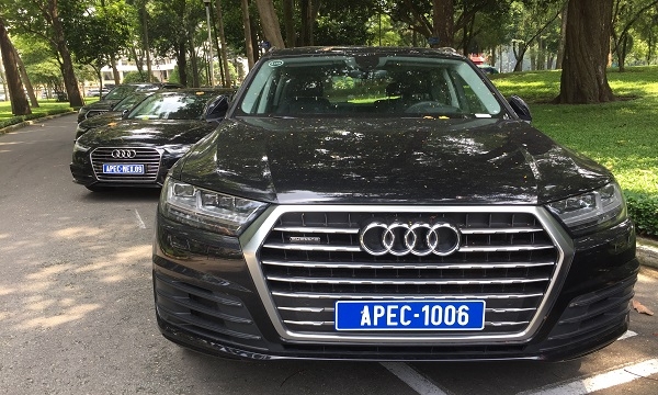 Xem “triển lãm” xe sang Audi phục vụ APEC 2017 tại Dinh Thống Nhất