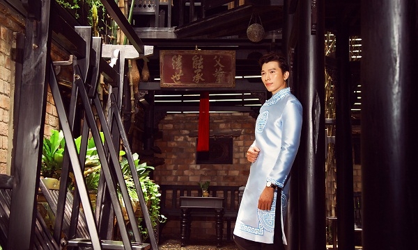 Á vương thế giới Trương Ngọc Tình mãn nhãn với áo dài cưới Minh Châu
