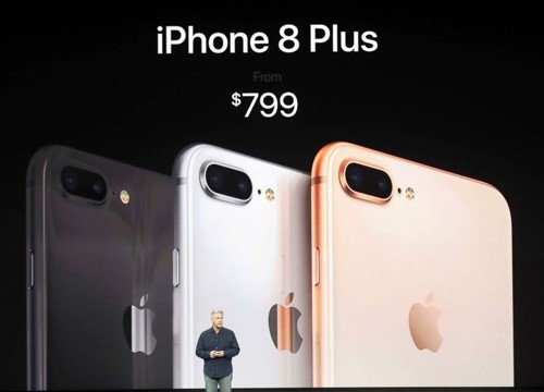 Apple tiếp thị 3 loại iPhone độc: 8, 8 Plus và X 
