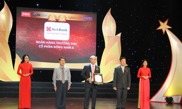 SeABank được vinh danh “Thương hiệu tiêu biểu Châu Á - Thái Bình Dương 2017”