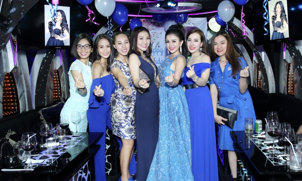 Hoa hậu Janny Thủy Trần rạng rỡ trong ngày hội ngộ các đồng nghiệp