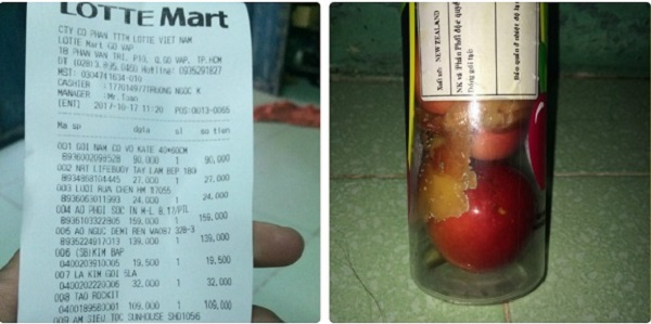 Khách hàng 'tố' siêu thị Lotter Mart Gò Vấp bán sản phẩm bị hỏng