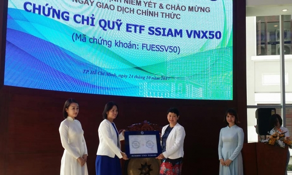 Quỹ ETF SSIAM VNX50 chính thức chuyển niêm yết trên HOSE
