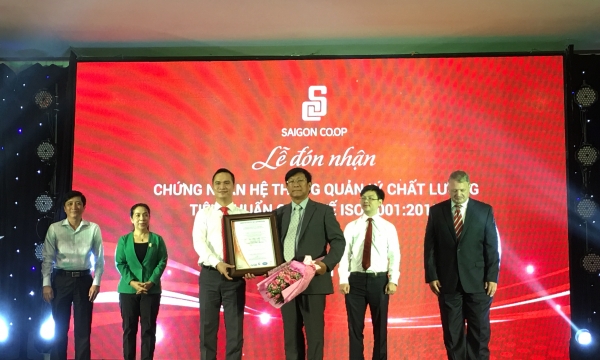 Saigon Co.op đạt chứng nhận hệ thống quản lý chất lượng ISO 9001:2015