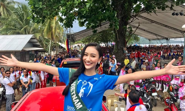 Đại diện Việt Nam bước 'chạy nước rút' tại Hoa hậu Trái đất 2017