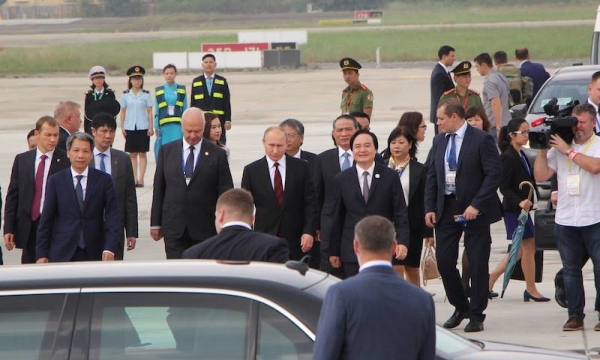 Tổng thống Nga Putin đến Đà Nẵng tham dự Hội nghị APEC 2017