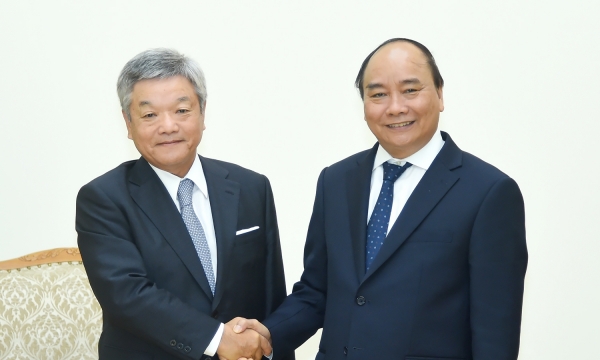 Thủ tướng Nguyễn Xuân Phúc tiếp Chủ tịch Tập đoàn truyền thông Nikkei