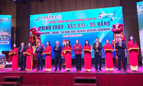 Chính thức mở đường bay trực tiếp Đà Nẵng – Bắc Hải – Trịnh Châu