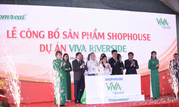 Vietcomreal ra mắt dòng sản phẩm căn hộ shophouse Viva Riversdie