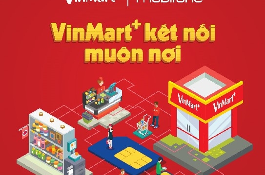 VINMART+ phân phối Sim và gói cước di động MOBIFONE