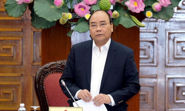 Thủ tướng Nguyễn Xuân Phúc  làm việc với lãnh đạo chủ chốt tỉnh An Giang.