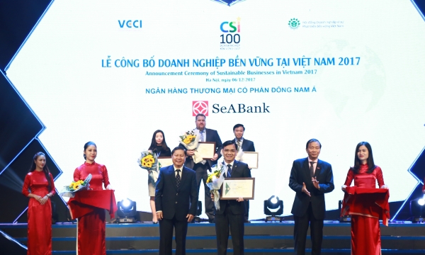 Top 100 doanh nghiệp phát triển bền vững Việt Nam 2017