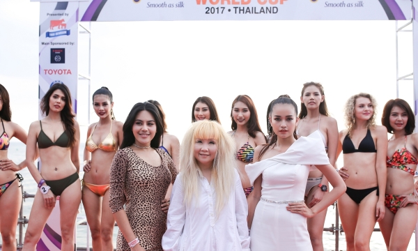 Quán quân Vietnam's Next Top Model Ngọc Châu xinh đẹp trong vai trò giám khảo tại Thái Lan