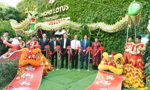 Diamond Lotus Riverside: Nối cầu dây văng Sky Park đầu tiên tại Việt Nam và khai trương căn hộ khách sạn 