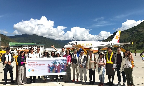 Triip thực hiện chuyến bay thuê bao thứ hai đến Bhutan