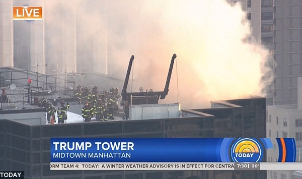 Hoa Kỳ: Cháy trên mái tòa Tháp Trump, không ai thương vong