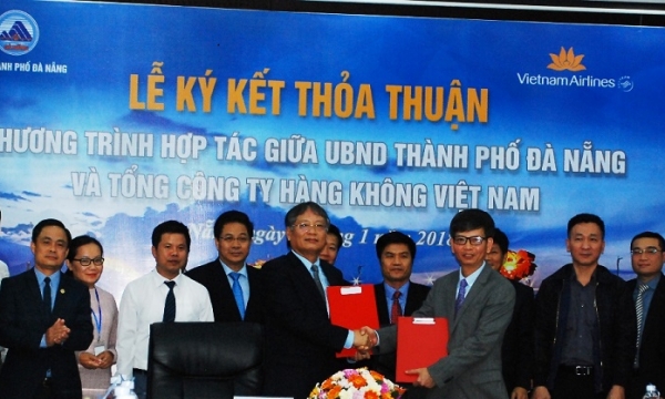 Đà Nẵng ký kết hợp tác xúc tiến du lịch, thương mại và đầu tư với Vietnam Airlines