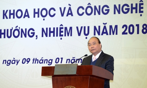 Thủ tướng Nguyễn Xuân Phúc dự Hội nghị tổng kết hoạt động KHCN năm 2017 