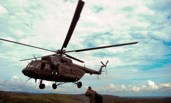 Colombia: Trực thăng quân sự rơi, 7 người chết, 3 mất tích