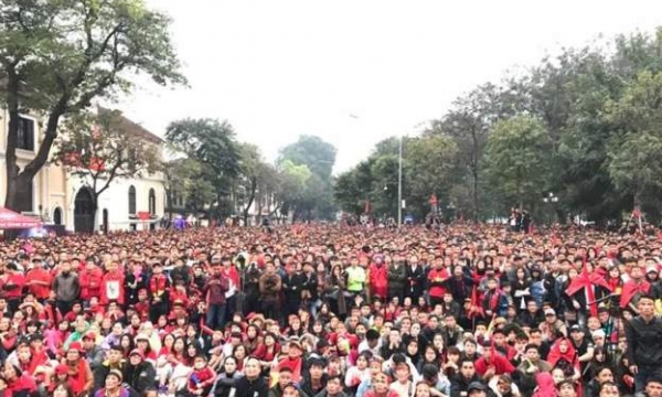 Hàng chục triệu cổ động viên 'nóng máu' ủng hộ đội tuyển vàng Việt Nam