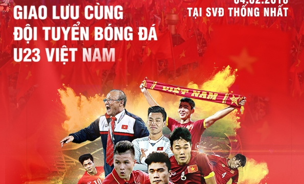 SCB tặng 5.000 vé giao lưu cùng đội tuyển U23 Việt Nam tại TP.HCM
