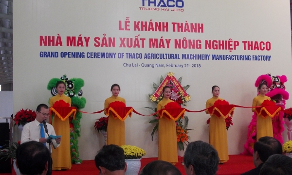 Quảng Nam: Khánh thánh nhà máy sản xuất máy nông nghiệp thương hiệu Việt