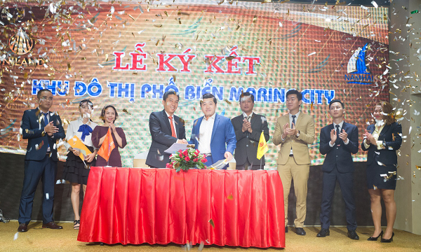 Uniland và Nam Hải ký kết hợp tác đầu tư phân phối dự án Marine City