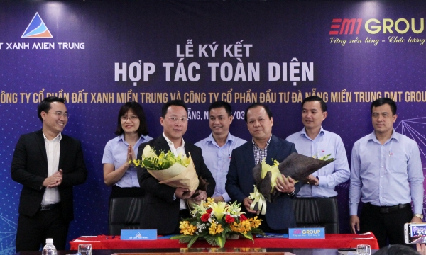 Đà Nẵng: Đất Xanh miền Trung hợp tác toàn diện với DMT Group