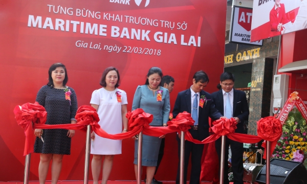 Maritime Bank khai trương phòng giao dịch tại tỉnh Gia Lai