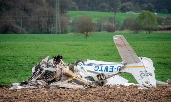 Đức: Ít nhất 2 người chết trong vụ đâm máy bay ở bang Baden-Wurtemberg