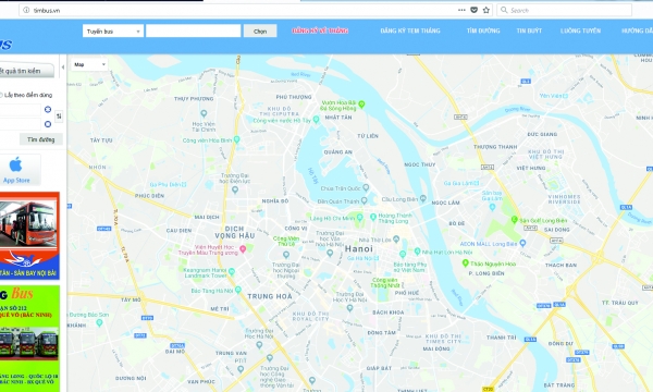 Hà Nội: Ra mắt dịch vụ bán vé xe trực tuyến